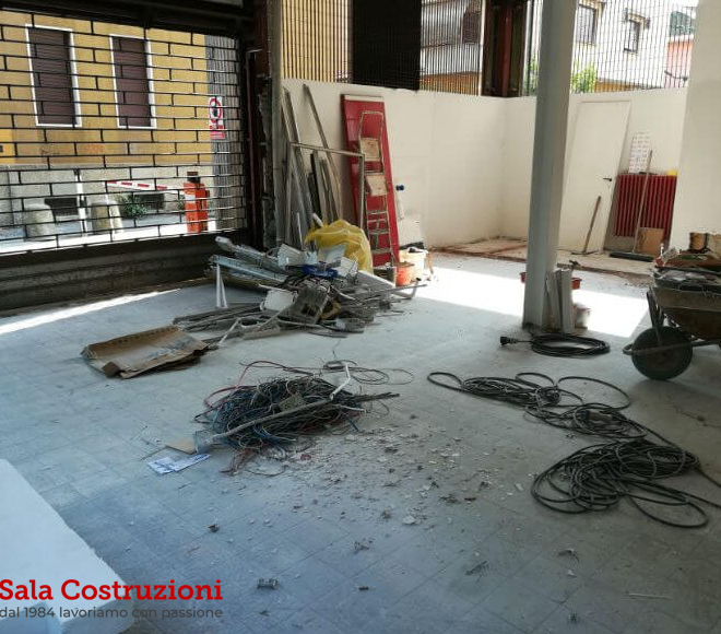 ristrutturazione negozio cassano adda 09 sala costruzioni