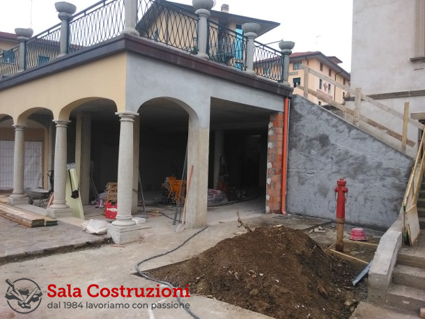 ristrutturazione per realizzazione locali rsa villa d'adda bg 01 sala costruzioni