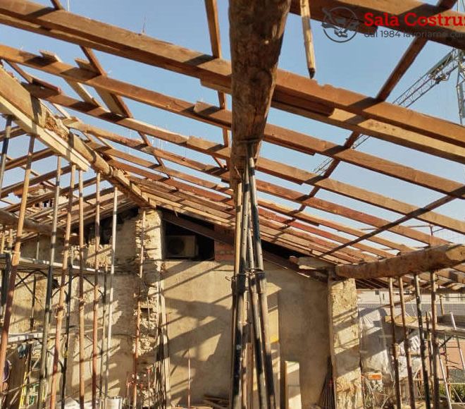 rifacimento tetto in sismabonus villa d'adda 12 sala costruzioni